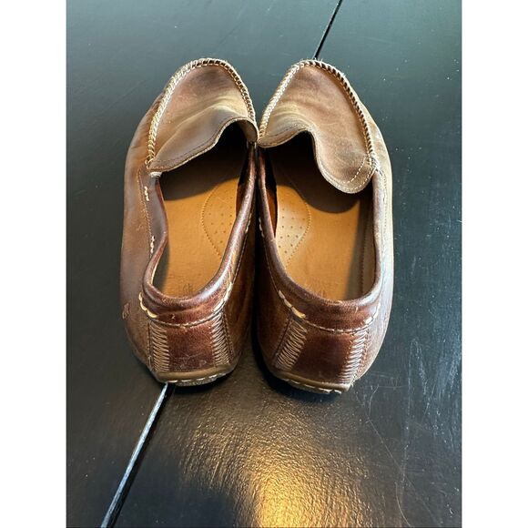 Frye Lewis Venetian Leather Loafers Tan Mens Sz 10.5 - Picture 2 of 8